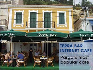 Terra bar - Enjoy Parga's serenity from our terrace